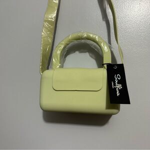 Soulfina Collection plastic green purse NWT